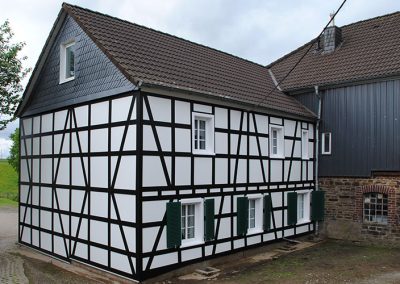 Fassade mit Trespa